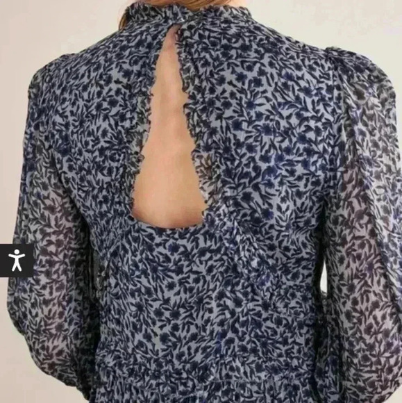 Boden Ruffle Open Back Mini Dress - Picture 7 of 7